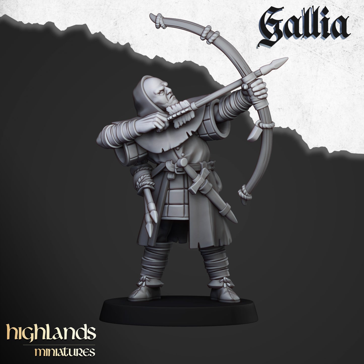 Gallian Archers | Gallia, the Medieval Kingdom | Highlands Miniatures