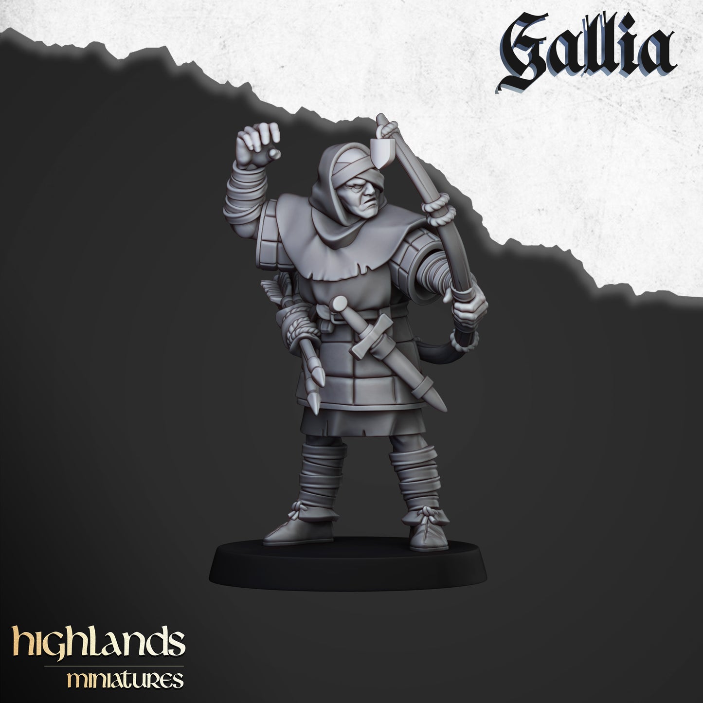 Gallian Archers | Gallia, the Medieval Kingdom | Highlands Miniatures