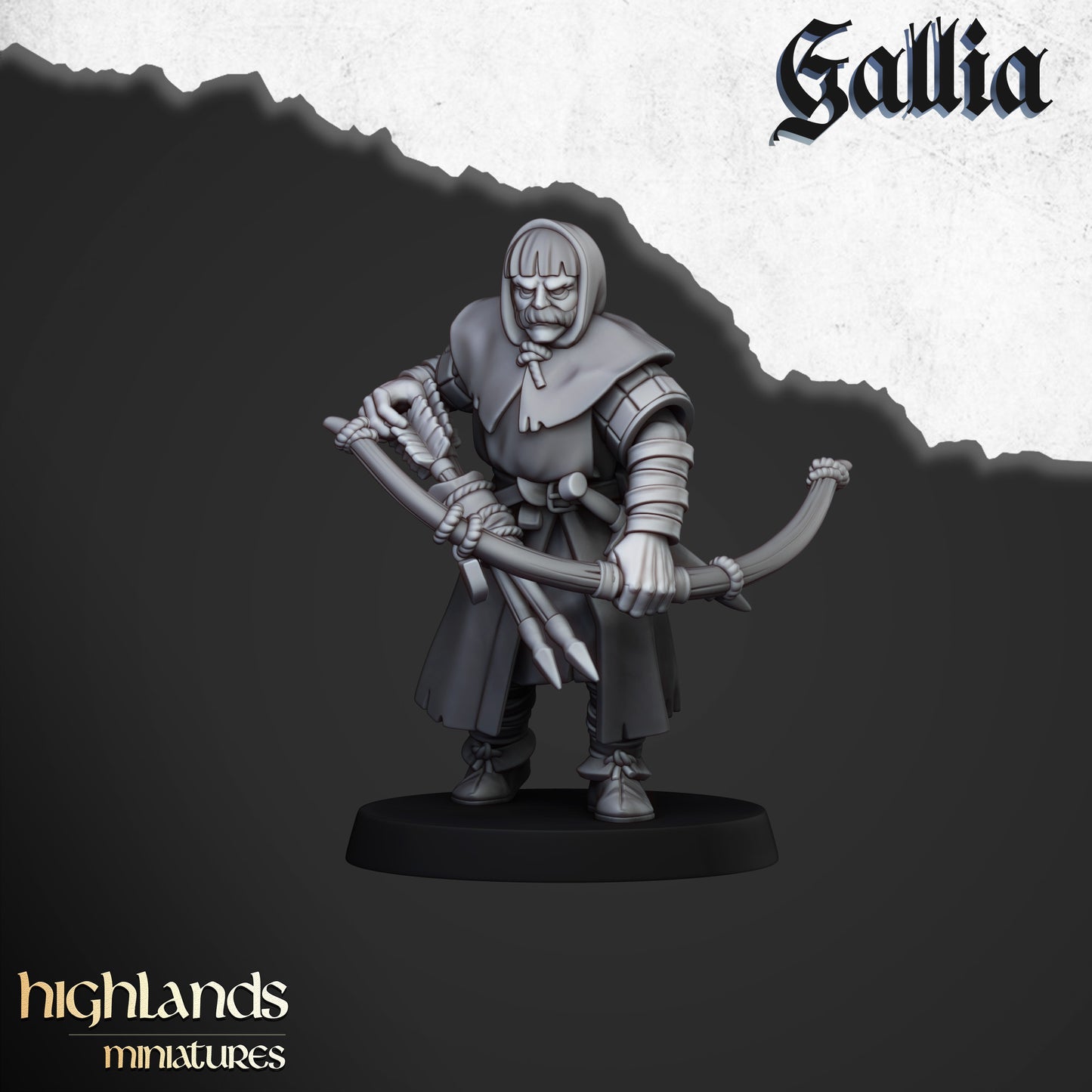 Gallian Archers | Gallia, the Medieval Kingdom | Highlands Miniatures