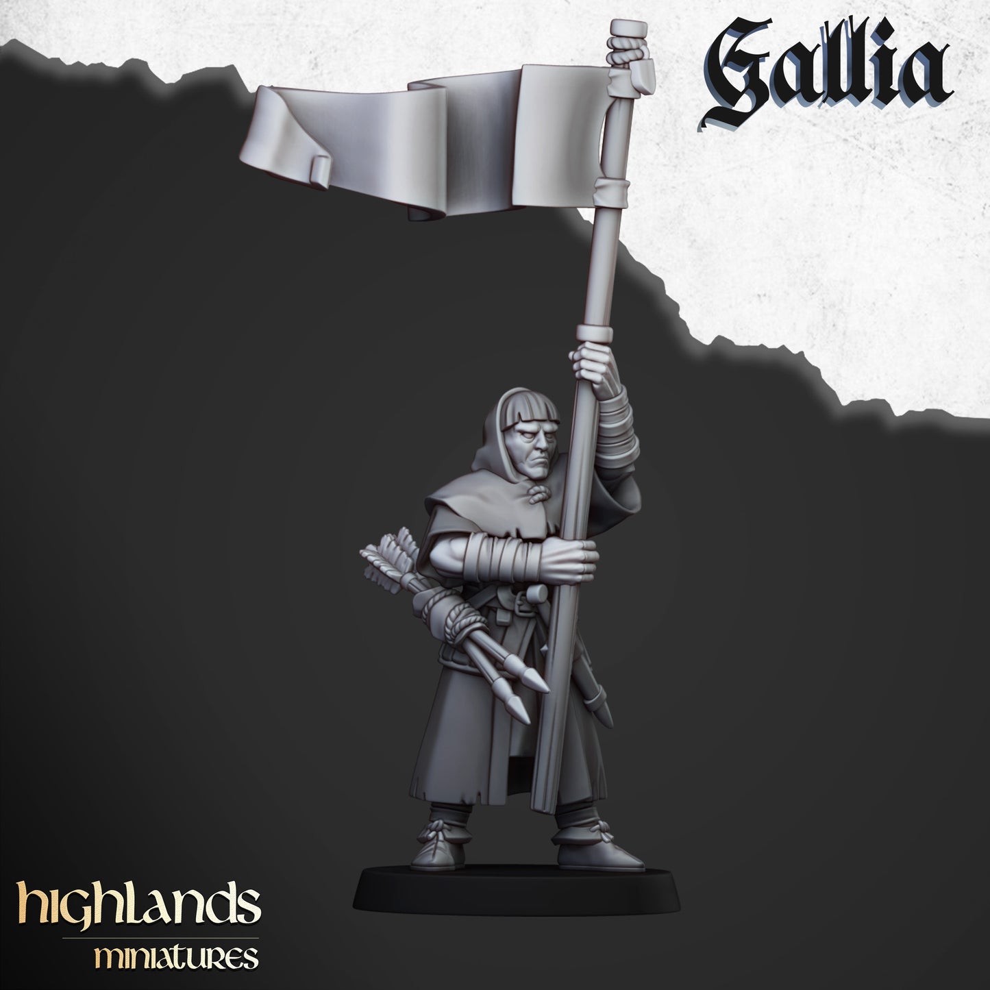 Gallian Archers | Gallia, the Medieval Kingdom | Highlands Miniatures