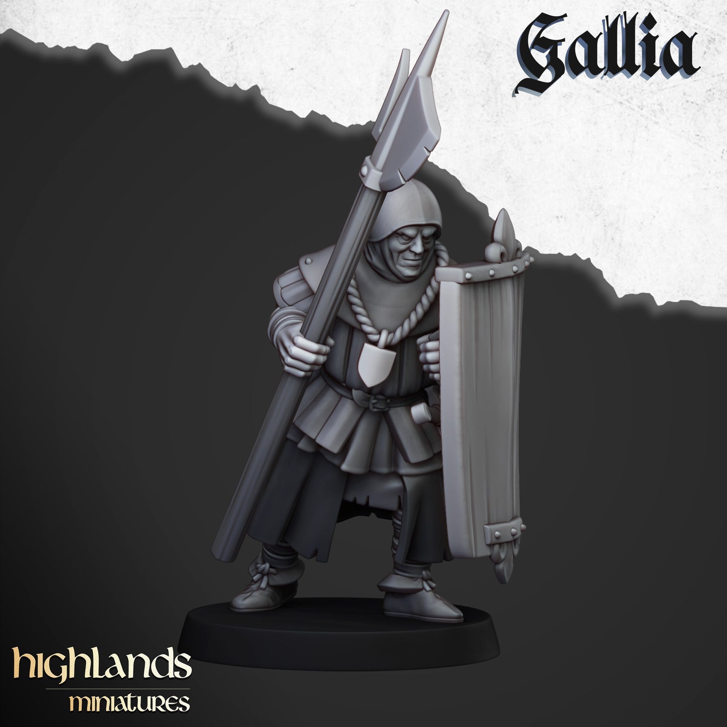 Gallian Men-at-Arms | Gallia, the Medieval Kingdom | Highlands Miniatures