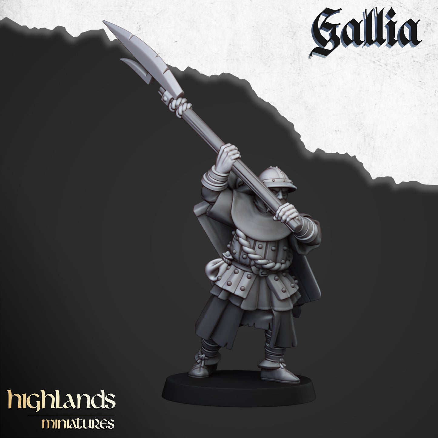 Gallian Men-at-Arms | Gallia, the Medieval Kingdom | Highlands Miniatures