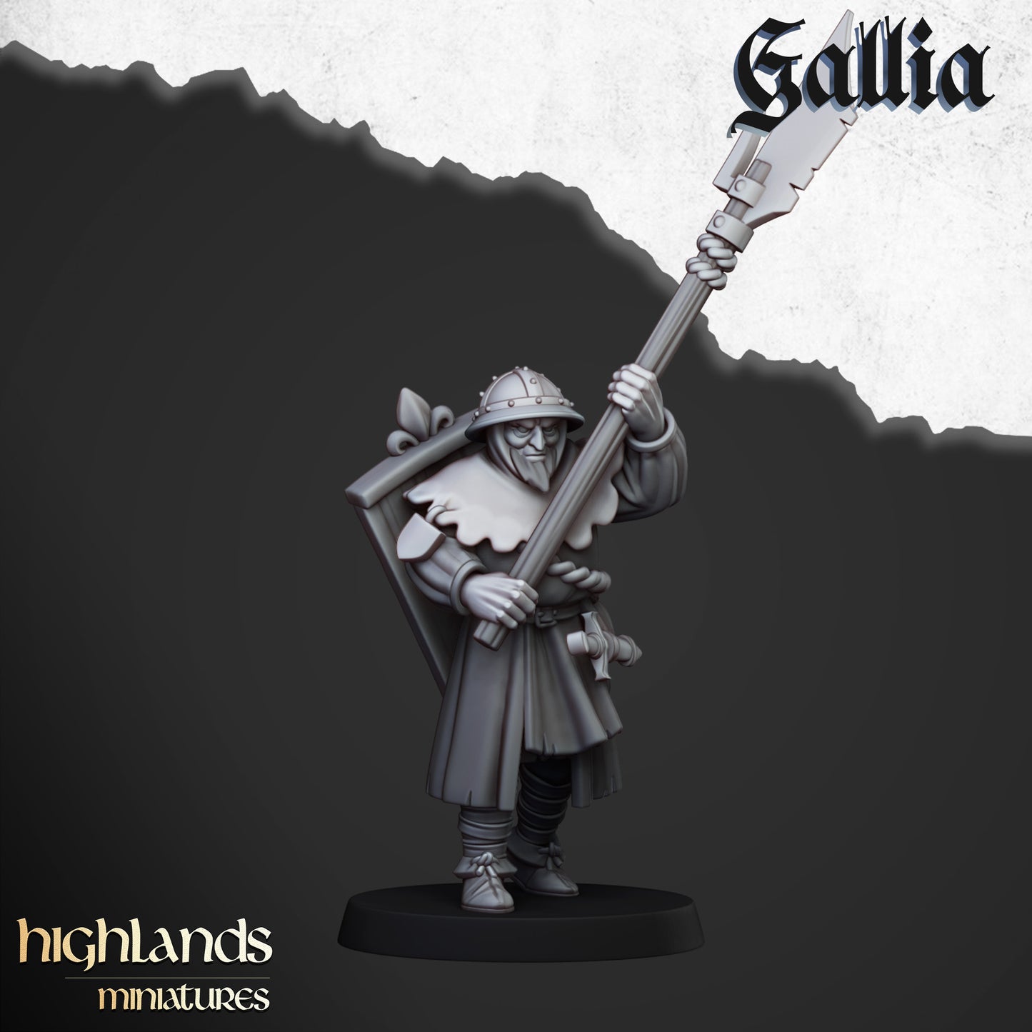 Gallian Men-at-Arms | Gallia, the Medieval Kingdom | Highlands Miniatures