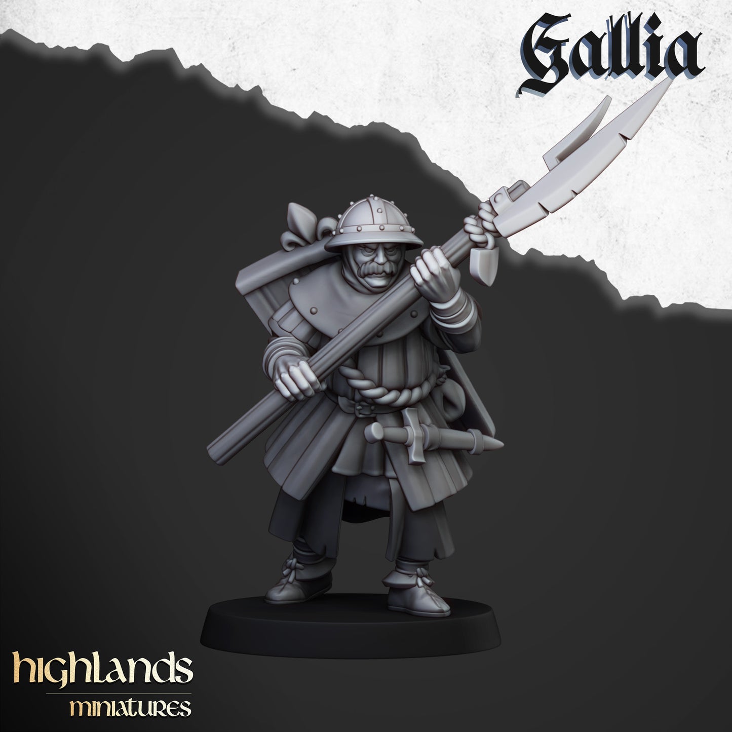 Gallian Men-at-Arms | Gallia, the Medieval Kingdom | Highlands Miniatures