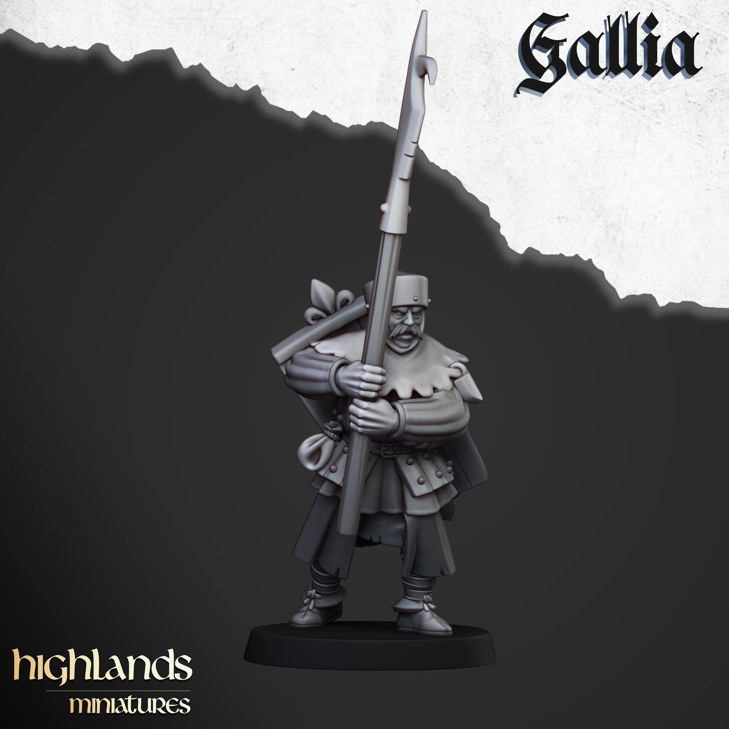 Gallian Men-at-Arms | Gallia, the Medieval Kingdom | Highlands Miniatures