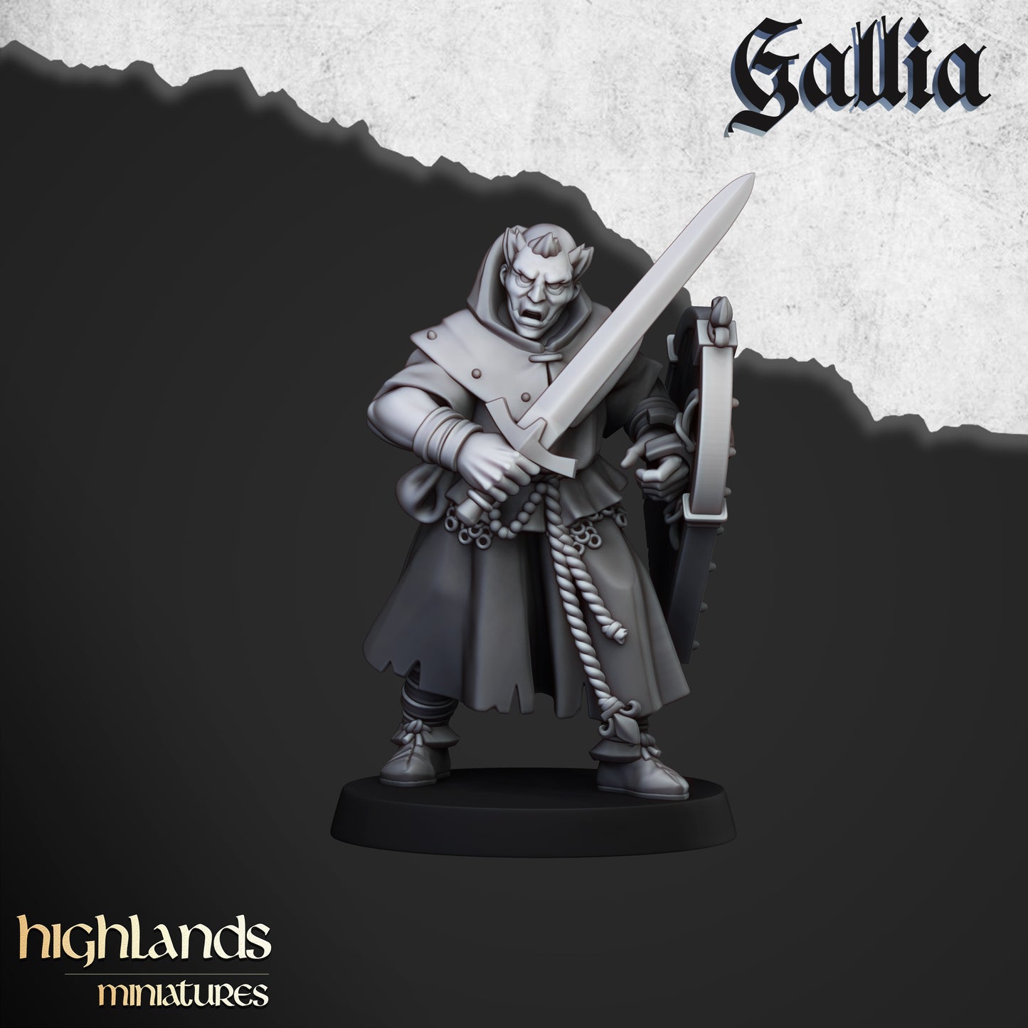 Gallian Pilgrims | Gallia, the Medieval Kingdom | Highlands Miniatures