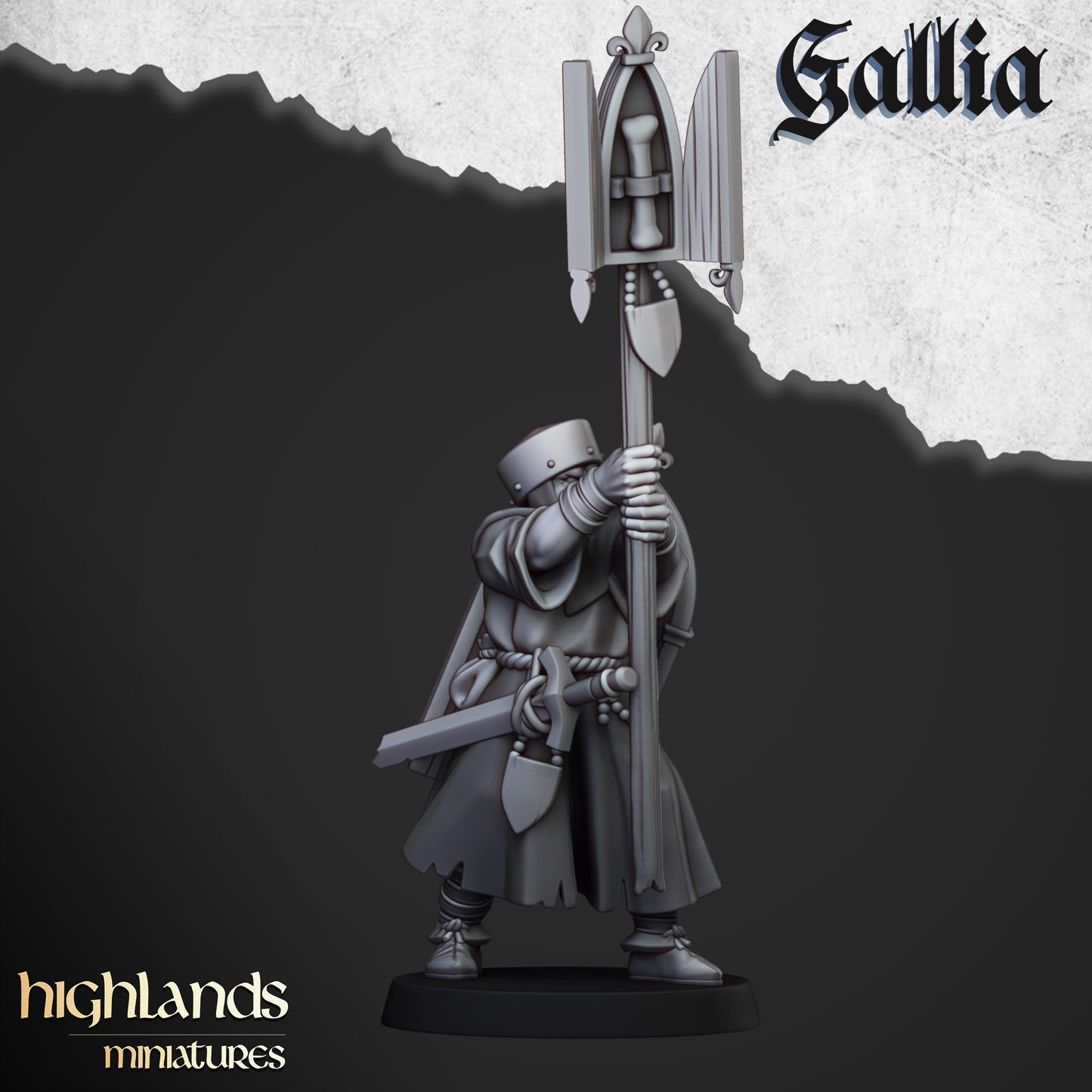 Gallian Pilgrims | Gallia, the Medieval Kingdom | Highlands Miniatures