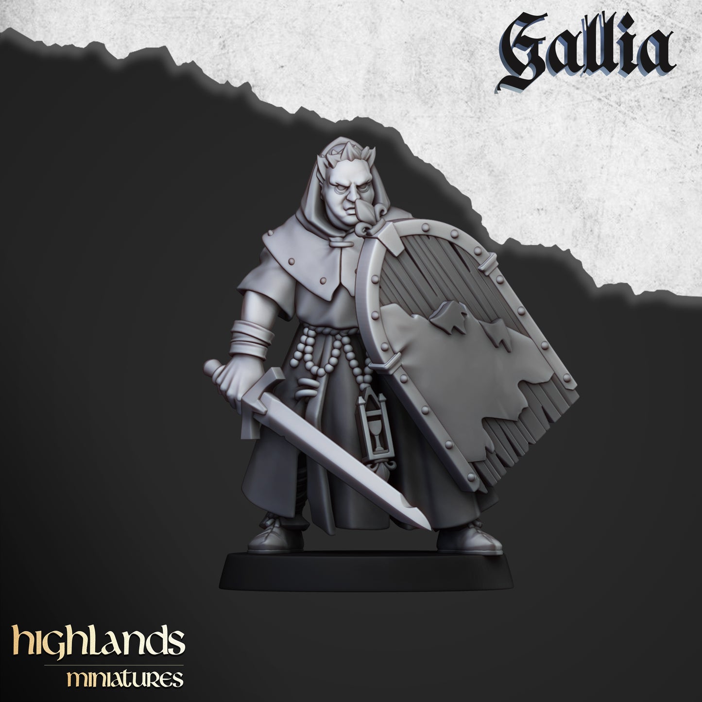 Gallian Pilgrims | Gallia, the Medieval Kingdom | Highlands Miniatures