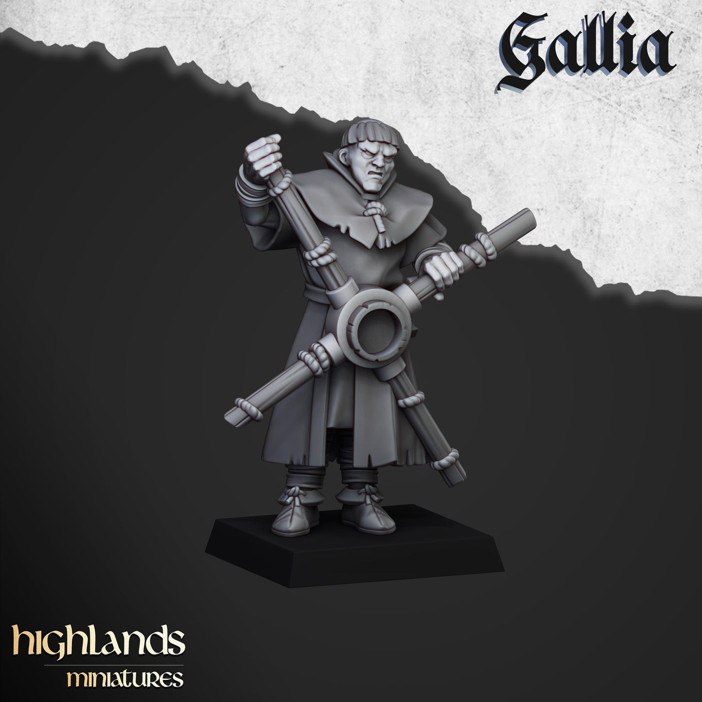 Gallian Trebuchet | Gallia, the Medieval Kingdom | Highlands Miniatures