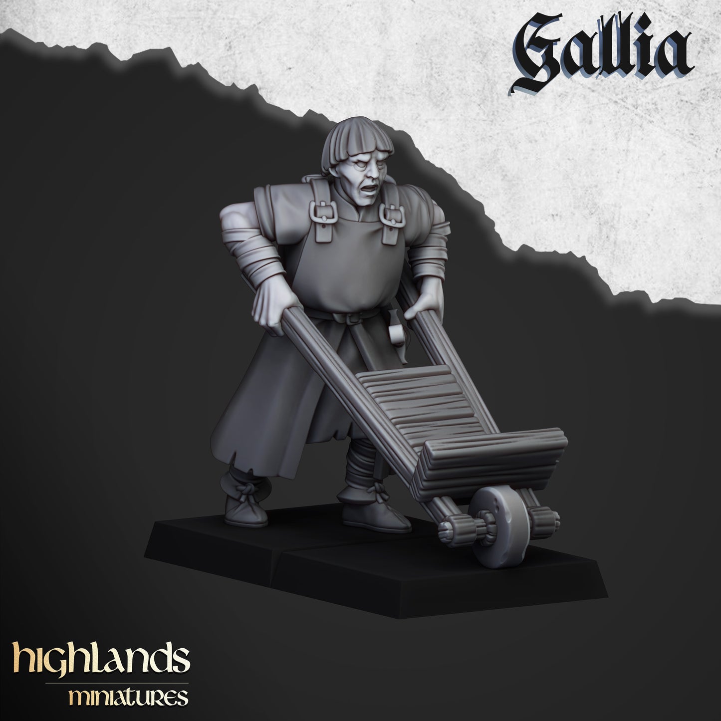 Gallian Trebuchet | Gallia, the Medieval Kingdom | Highlands Miniatures