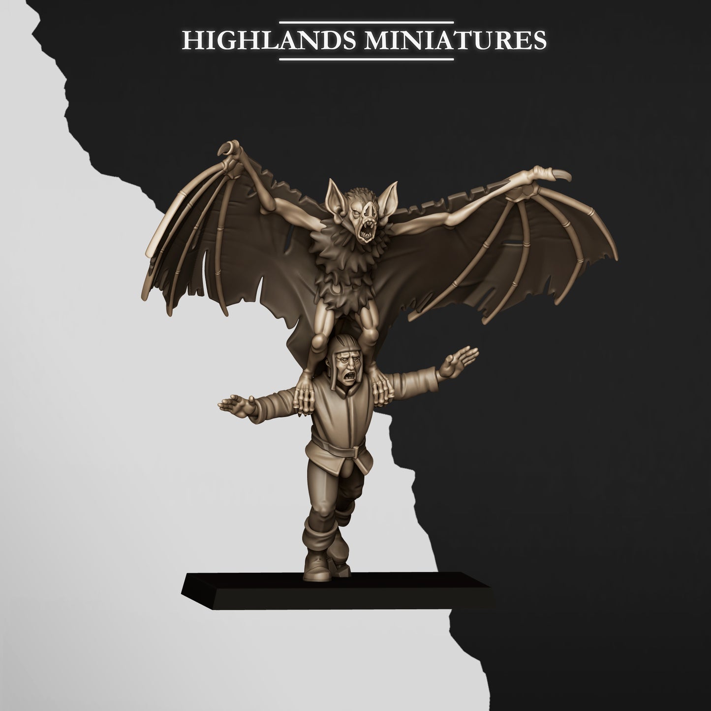 Giant Bats | Transilvanya - The Fallen Realm | Highlands Miniatures