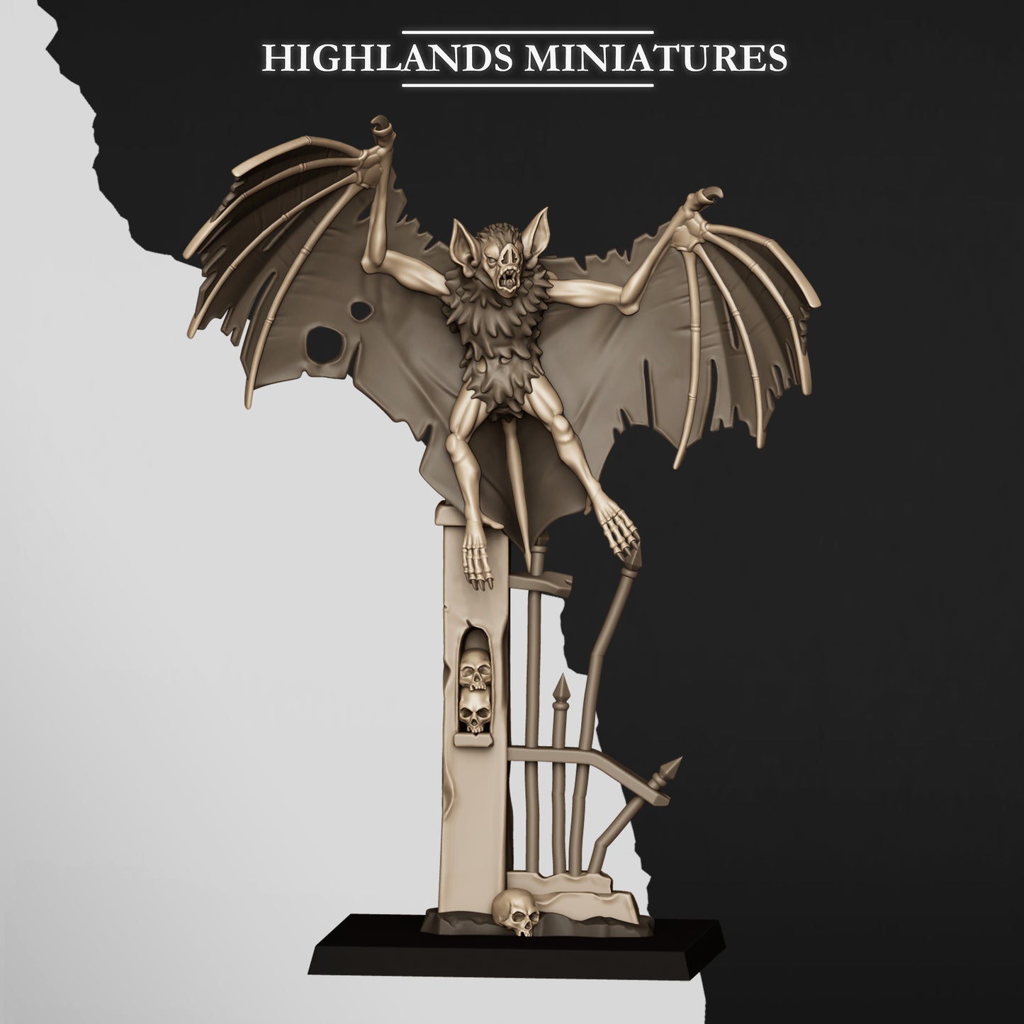Giant Bats | Transilvanya - The Fallen Realm | Highlands Miniatures