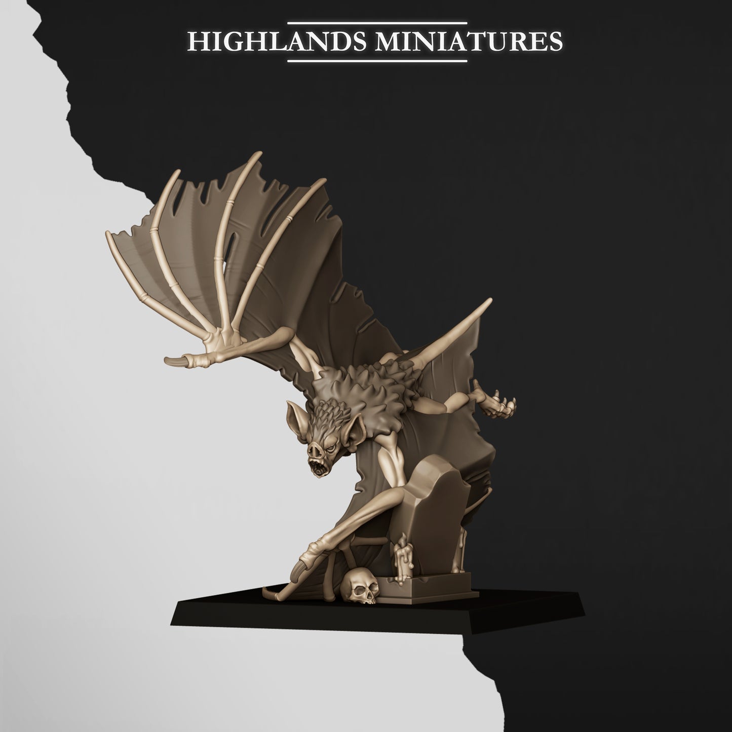 Giant Bats | Transilvanya - The Fallen Realm | Highlands Miniatures