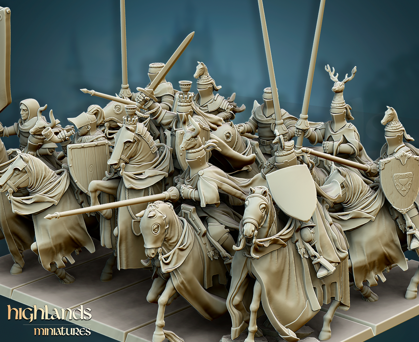 Grail Knights | Gallia, the Medieval Kingdom | Highlands Miniatures