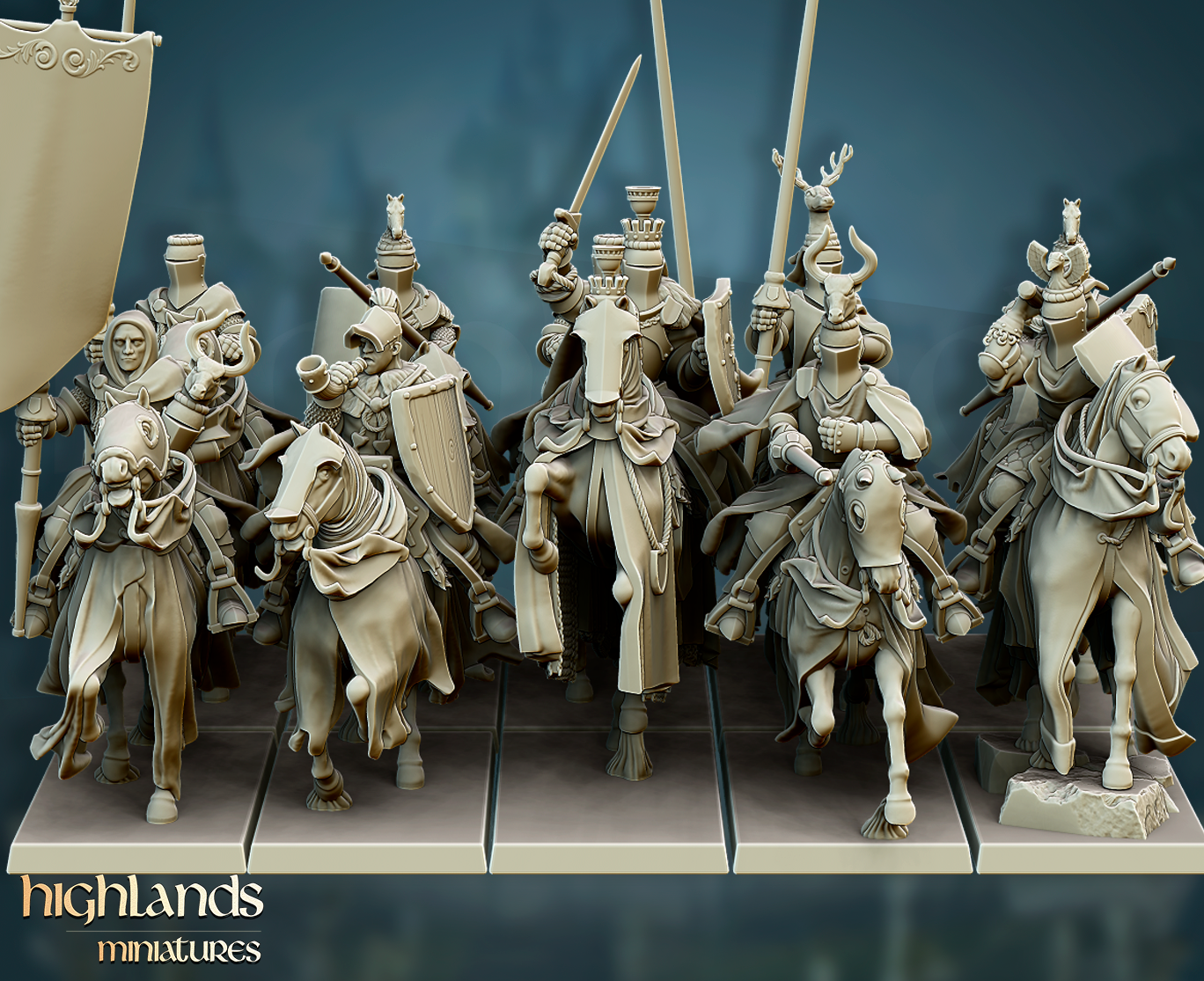 Grail Knights | Gallia, the Medieval Kingdom | Highlands Miniatures
