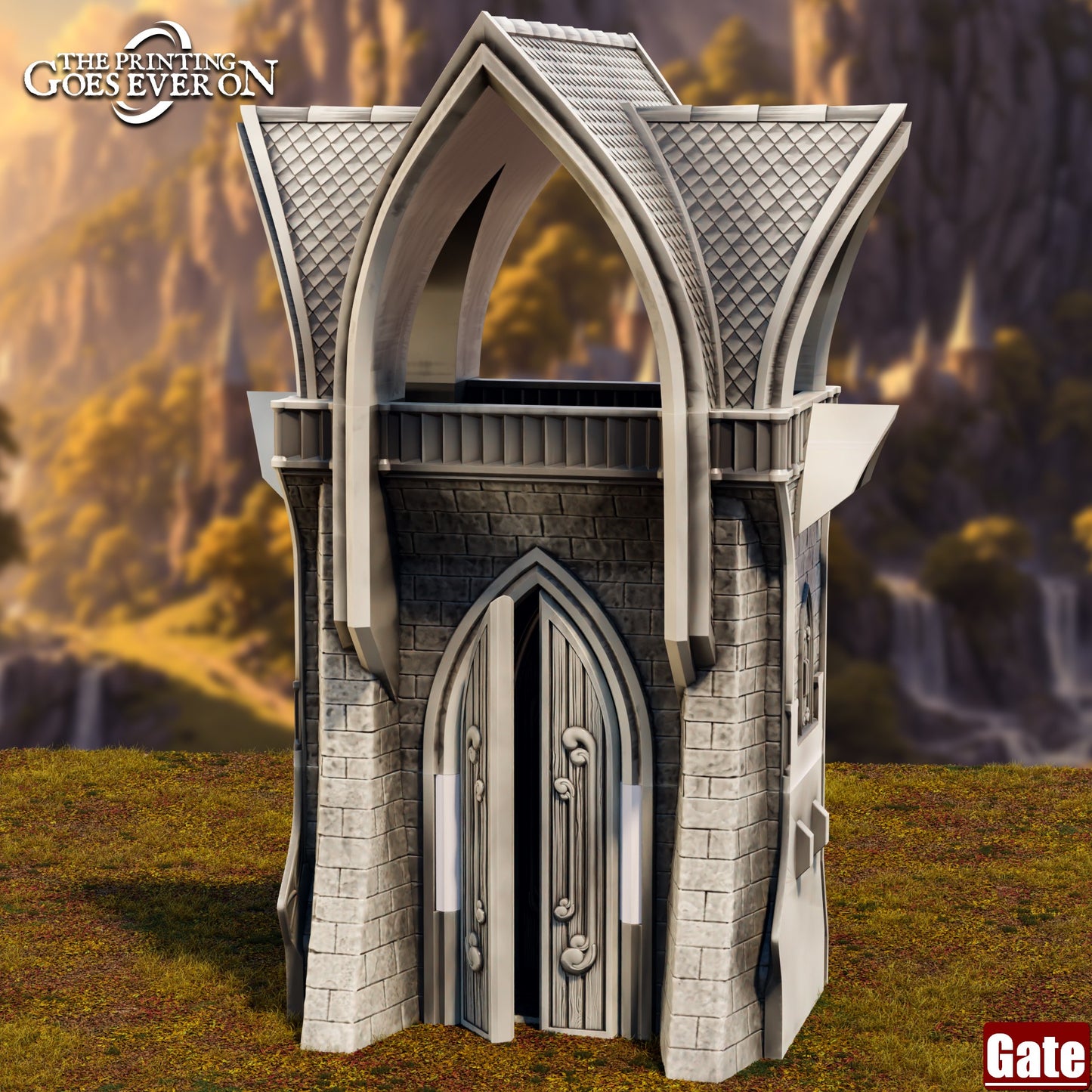 Modular Elven Fortifications | Tales of the Elven Kingdom | The Printing Goes Ever On