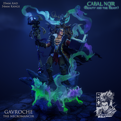 Gavroche The Necromancer | Fantasy RPG Miniatures | Ronin Arts Workshop