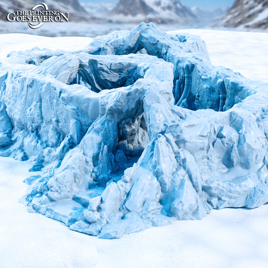 Glacial Cave Hideout | Tales of the Glacial Wilds | MESBG | The Printing Goes Ever On