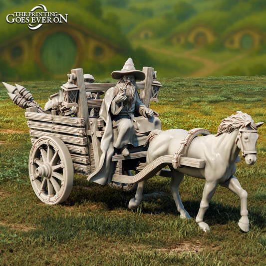 Gollnir with Cart | Guests at the Door | MESBG | The Printing Goes Ever On