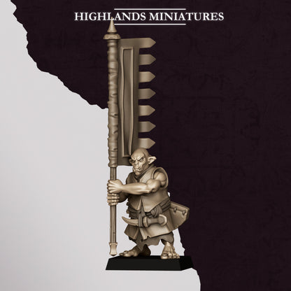 Hobgoblin Archers Command Group | Hobgoblins | Highlands Miniatures