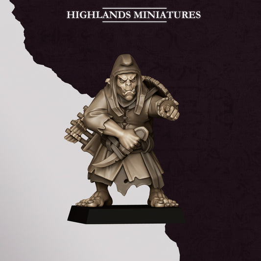 Hobgoblin Archers Command Group | Hobgoblins | Highlands Miniatures