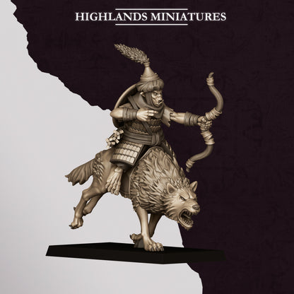 Hobgoblin Riders - Bows | Hobgoblins | Highlands Miniatures