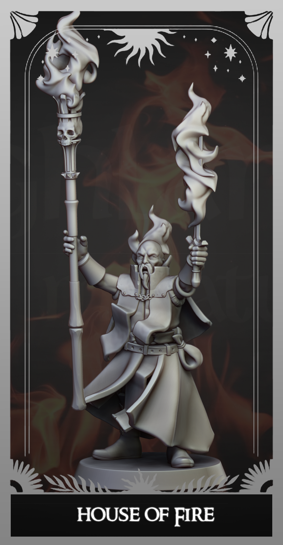 Mage of Fire | Sunland, Empire of the Sun | Highlands Miniatures