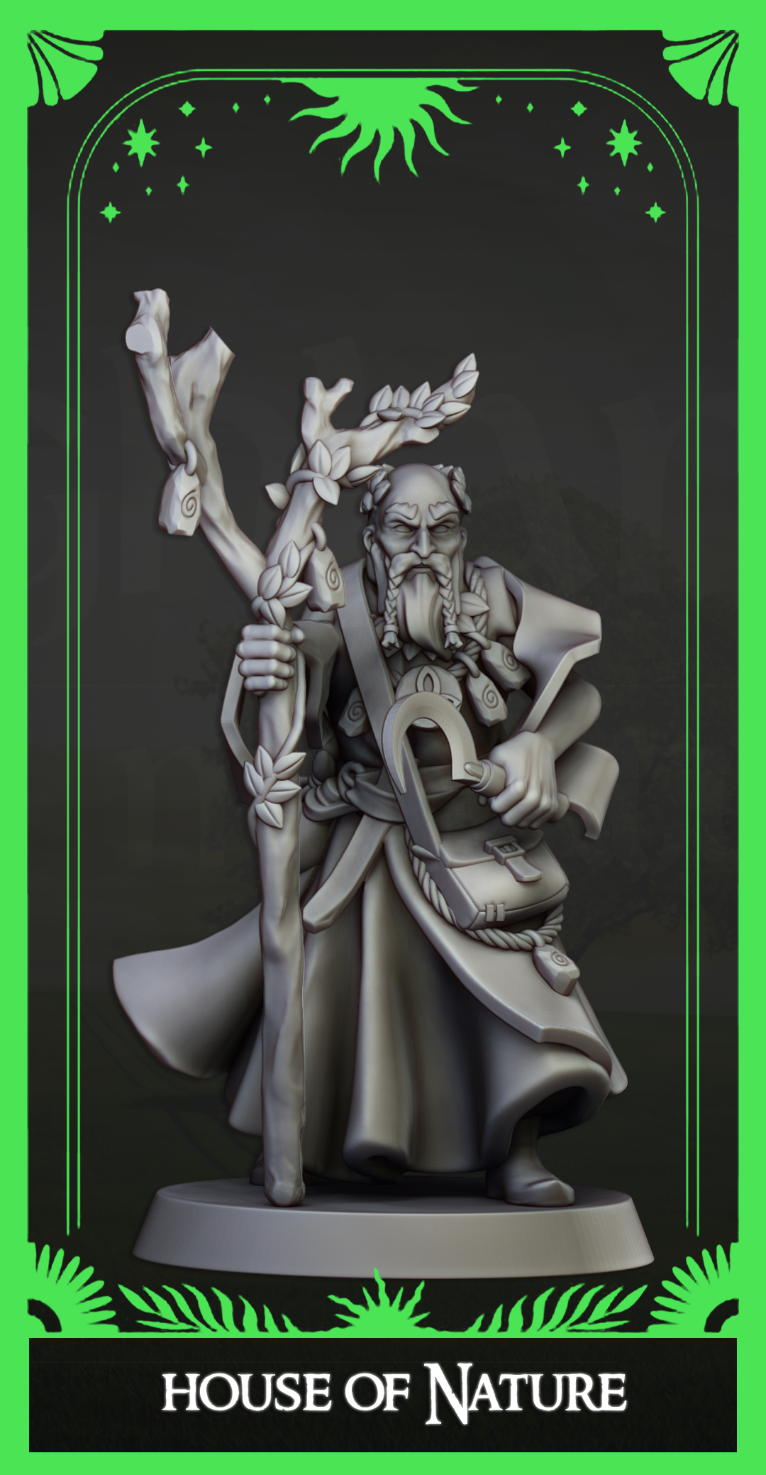 Mage of Nature | Sunland, Empire of the Sun | Highlands Miniatures