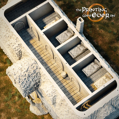 Halfling Inn – 2 Floors | Greenshire Vigilantes  |  MESBG | The Printing Goes Ever On