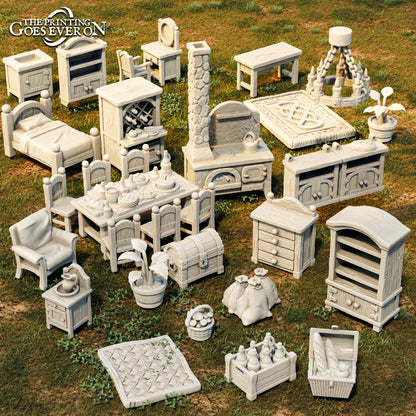 Halfling Manor | Guests at the Door | MESBG | The Printing Goes Ever On