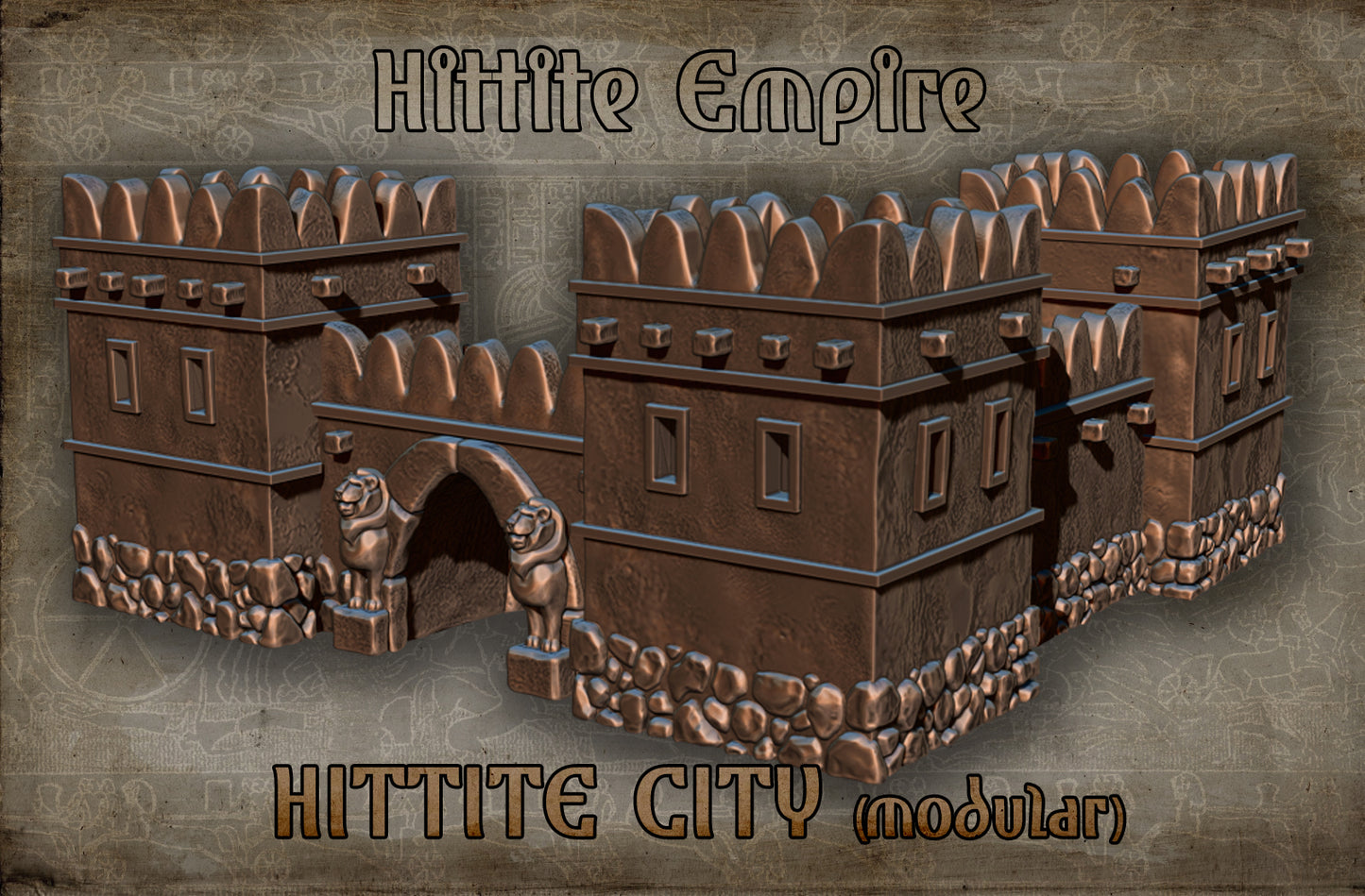 Hittite Modular City | Hittite Empire | Red Copper Miniatures