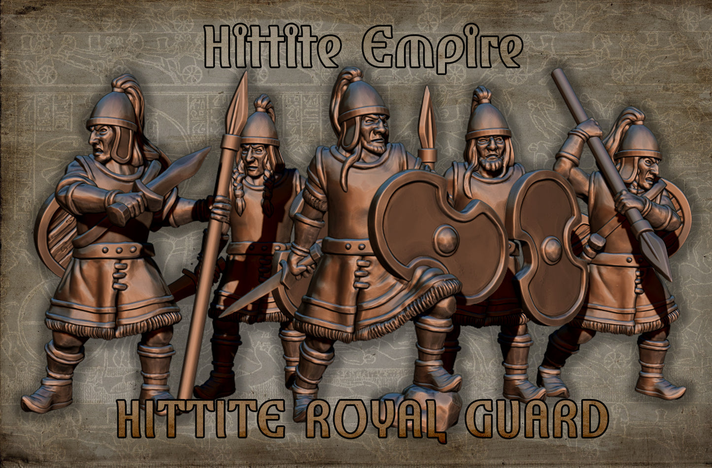 Hittite Royal Guard | Hittite Empire | Red Copper Miniatures