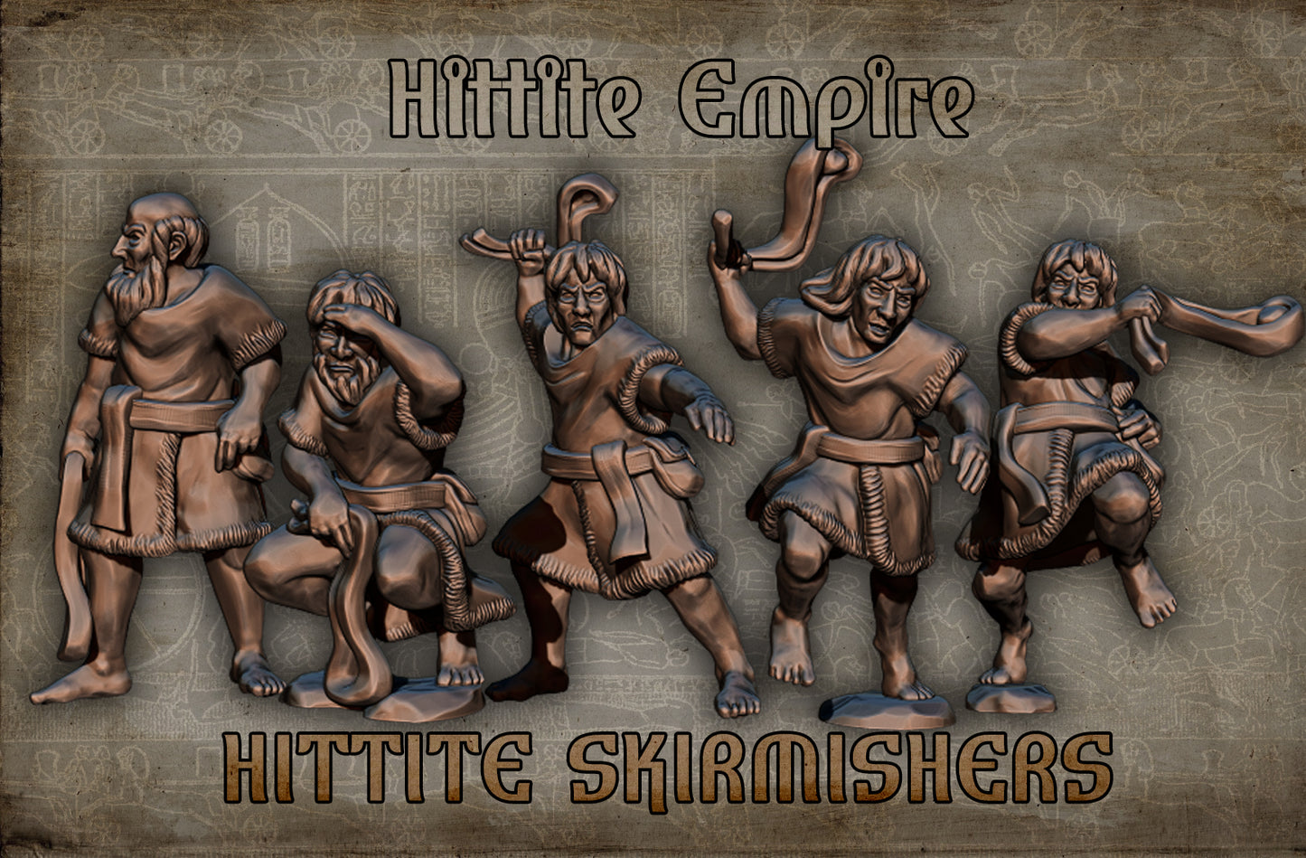 Hittite Skirmishers | Hititte Empire | Red Copper Miniatures