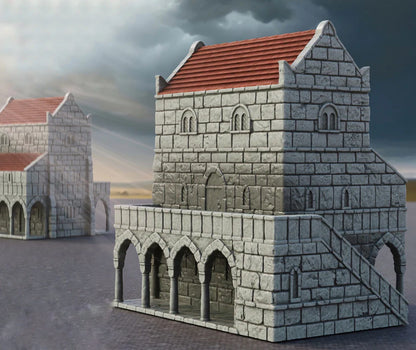 House "B" | 6-28mm Scale | Ivory City | The Printing Goes Ever On   |  Buildings and Terrain
