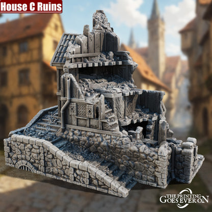 Brethorn Town | Buildings and Terrain | The Printing Goes Ever On