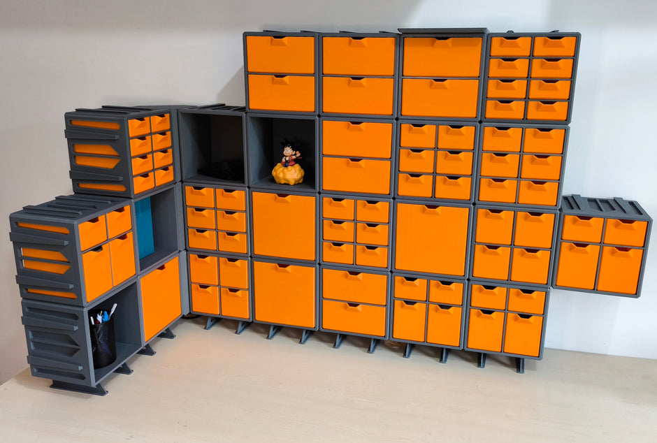 Cube Modular Rack Cube Pro Organizer | Modular Paint & Storage Racks | Coveted Forge