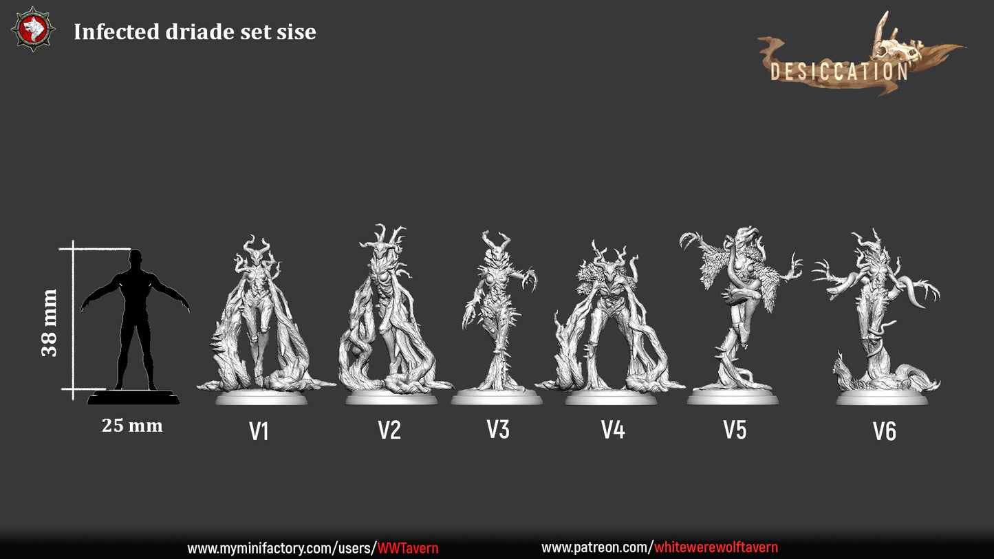 Infected Driade Set | Desiccation | White Werewolf Tavern