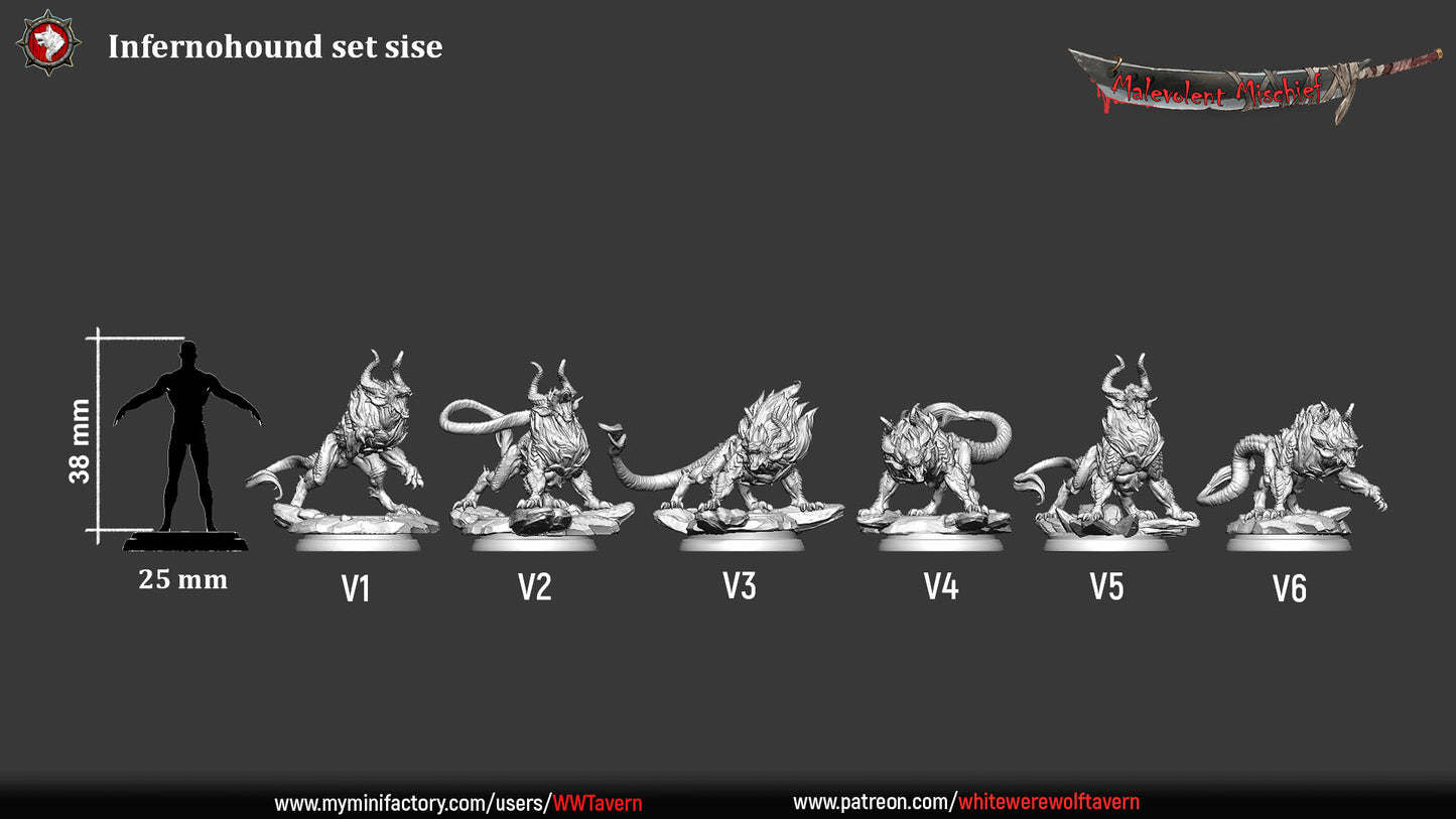 Infernohound Set | Malevolent Mischief | White Werewolf Tavern