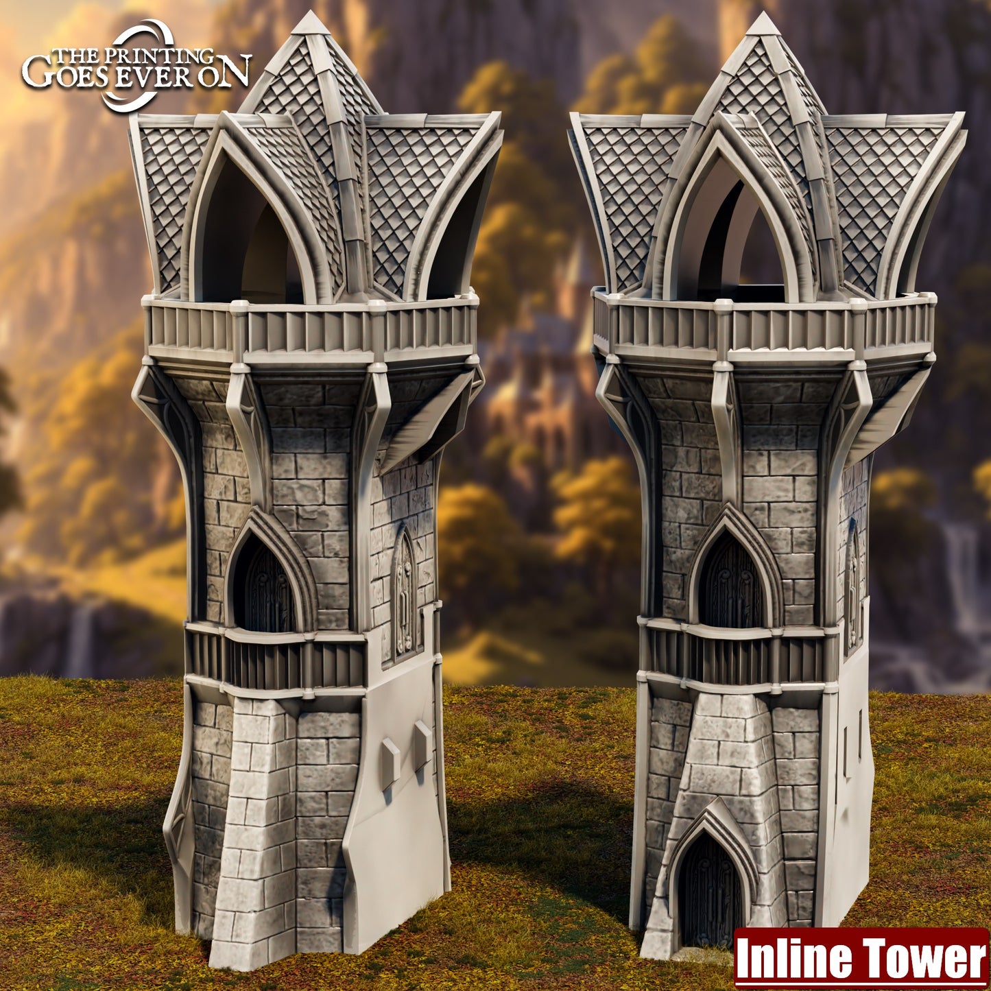 Modular Elven Fortifications | Tales of the Elven Kingdom | The Printing Goes Ever On