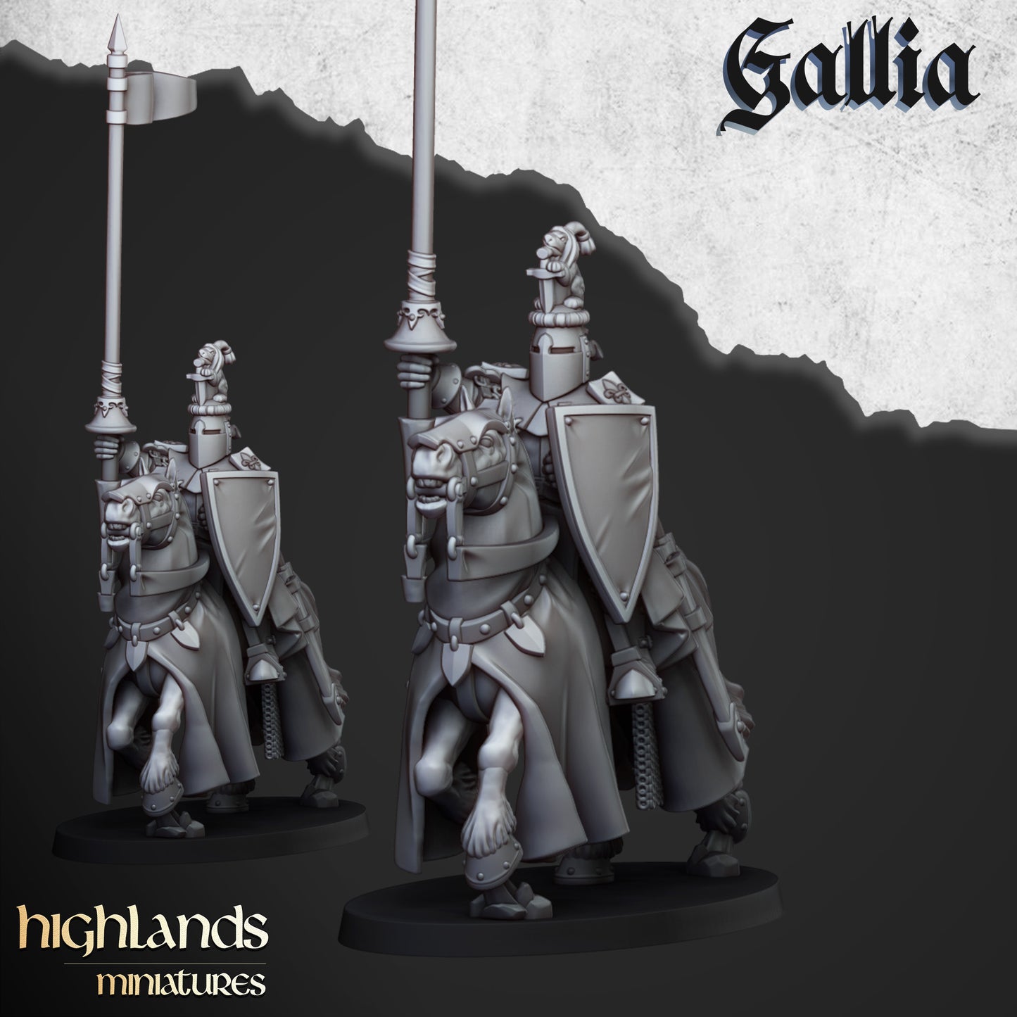 Knights of Gallia | Gallia, the Medieval Kingdom | Highlands Miniatures