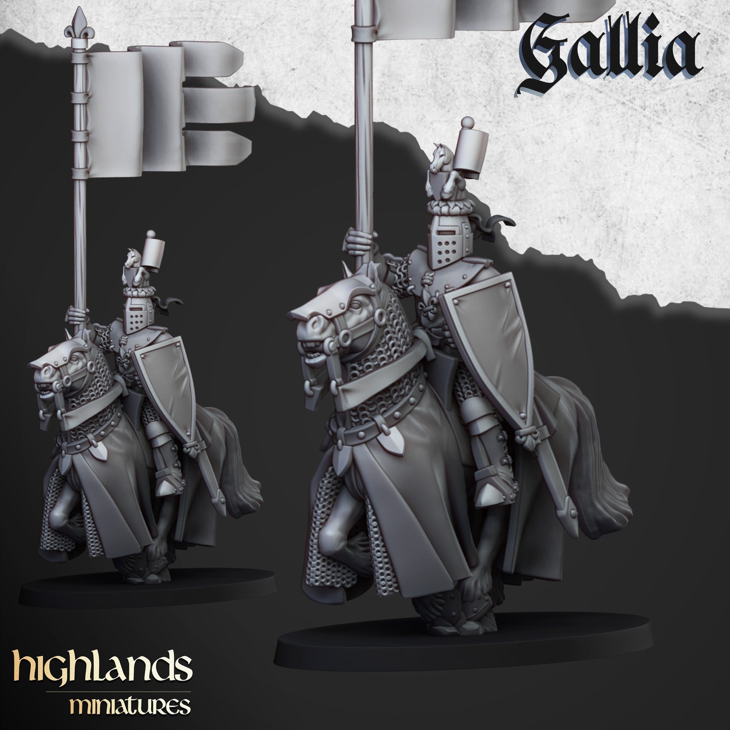 Knights of Gallia | Gallia, the Medieval Kingdom | Highlands Miniatures