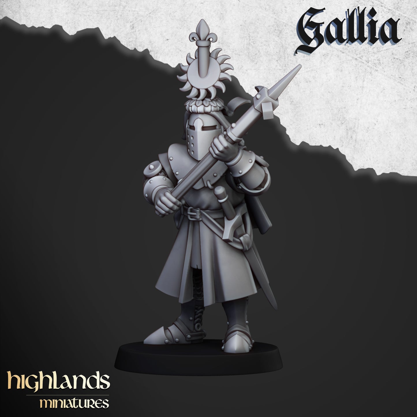 Knights of Gallia on Foot | Gallia, the Medieval Kingdom | Highlands Miniatures