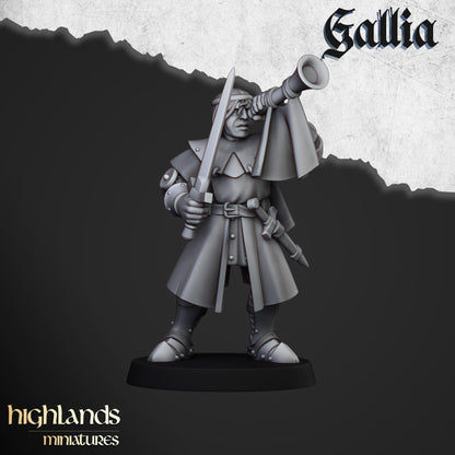 Knights of Gallia on Foot | Gallia, the Medieval Kingdom | Highlands Miniatures