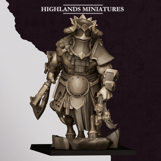 Kusarikku, Great Marduk Minotaur | Sons of Marduk | Highlands Miniatures
