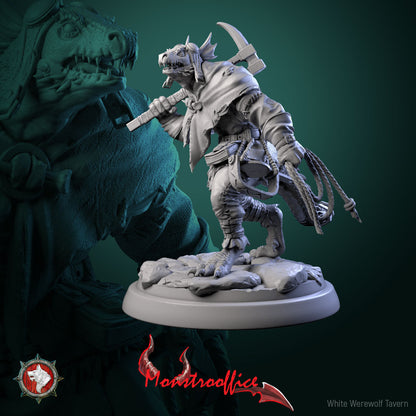 Kobold Managers set | Monstrooffice | Resin 3D Printed Miniature | White Werewolf Tavern | DnD