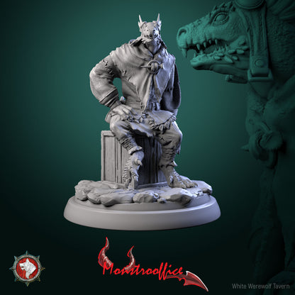 Kobold Managers set | Monstrooffice | Resin 3D Printed Miniature | White Werewolf Tavern | DnD
