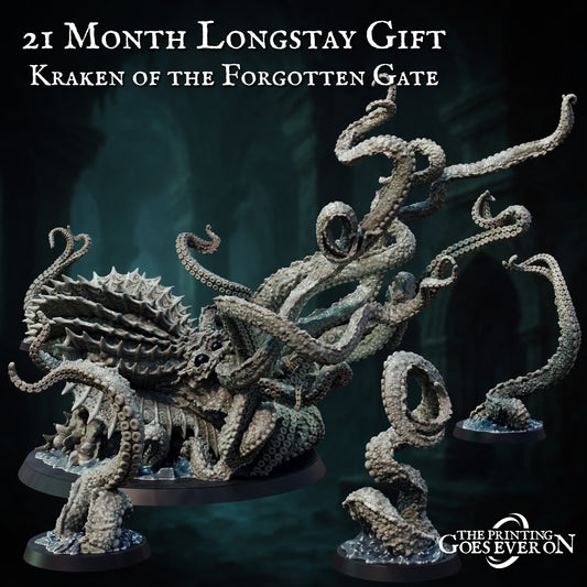 Kraken of the Forgotten Gate – Large Resin Monster | The Printing Goes Ever On