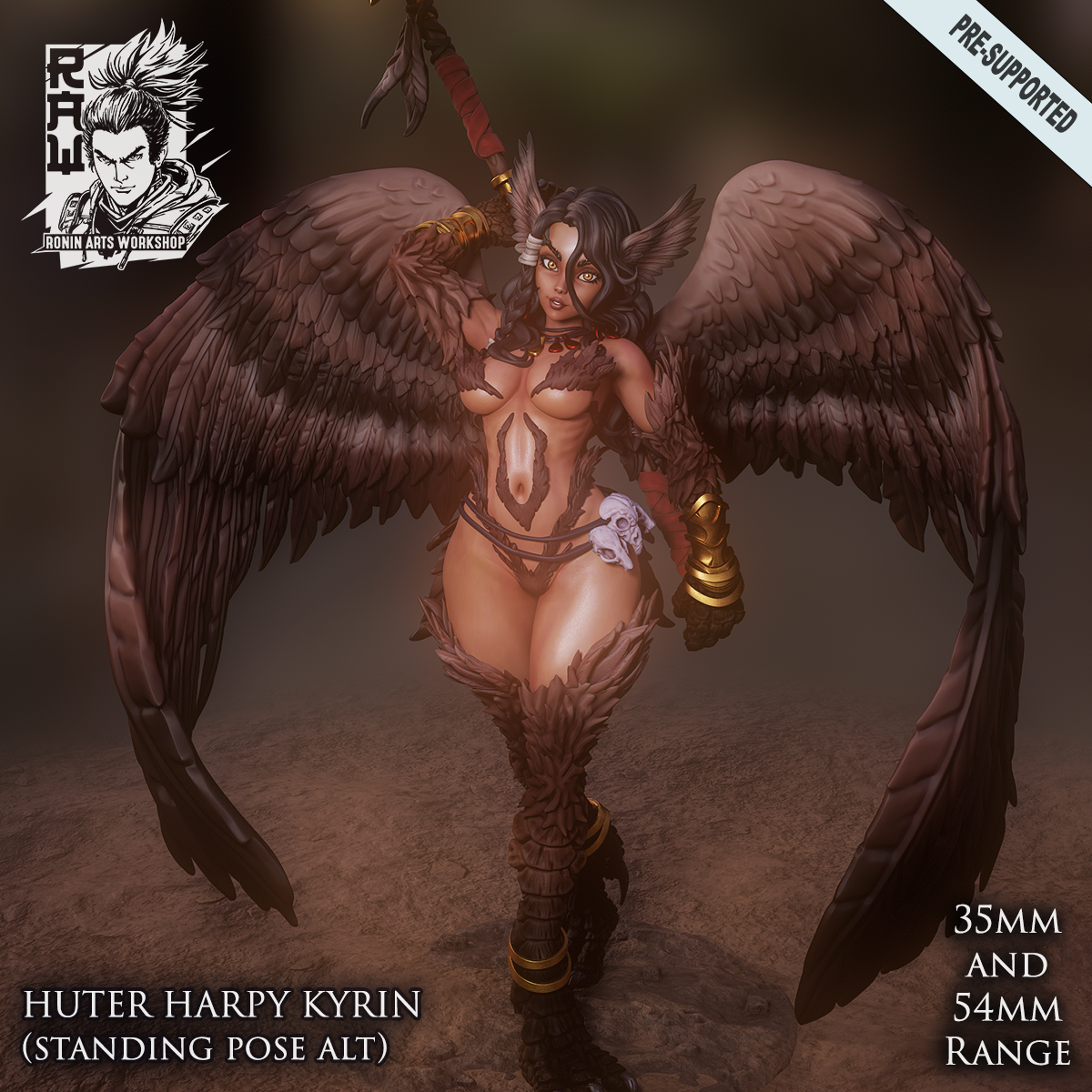 Hunter Harpy Kyrin - Standing Alt Pose