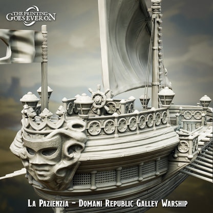 La Pazienzia - Domani Republic Galley Warship