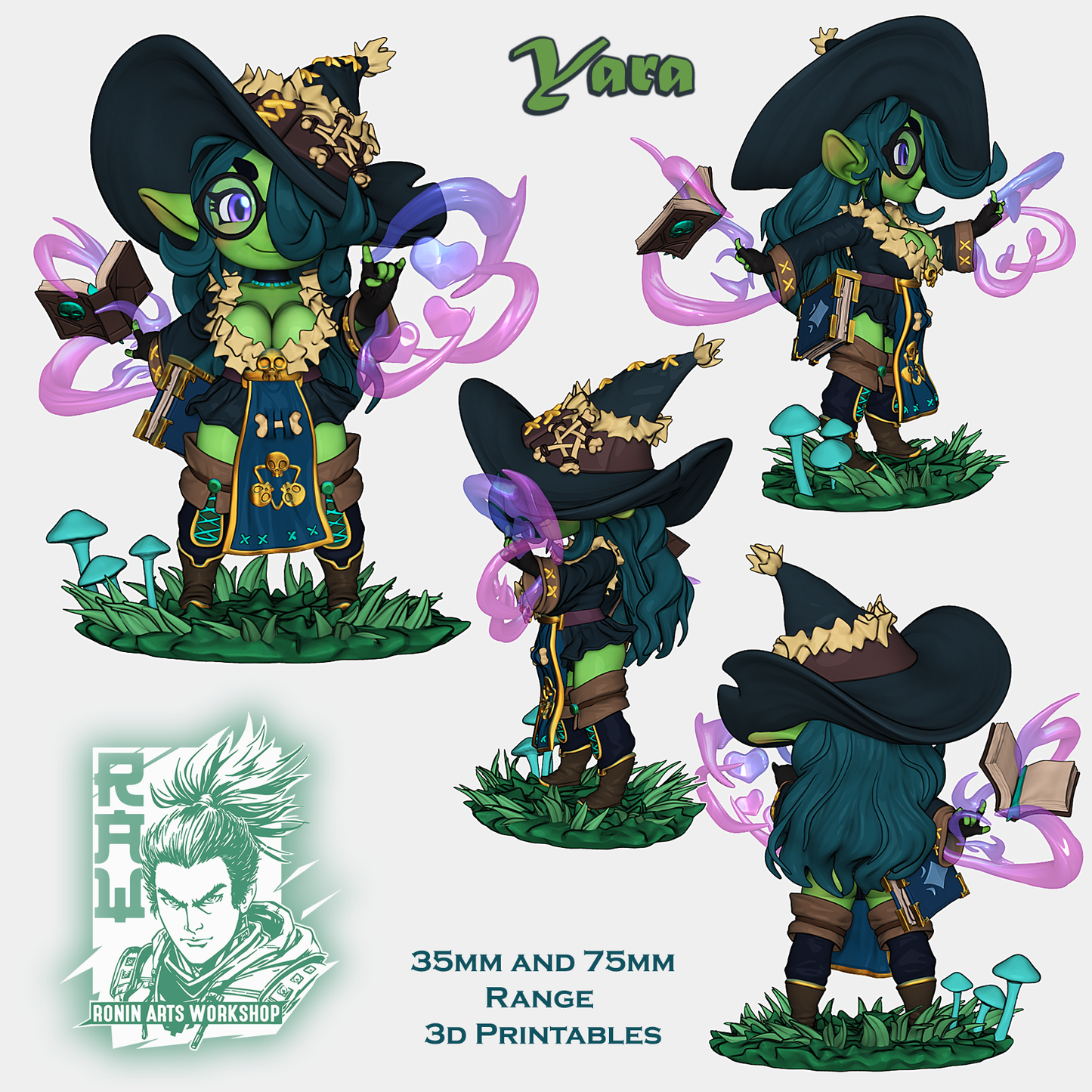 Yara the Witch - Chibi Goblin Girl | Ronin Arts Workshop